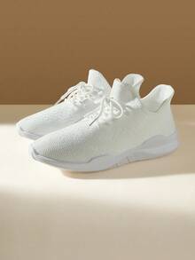 CUCCOO EASI Women's Casual Sneakers - White - View 2