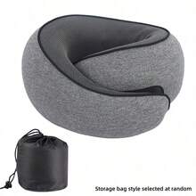 Grey Memory Foam Travel Neck Pillow – Compact, Comfortable, And Ergonomically Designed For Use On Planes, During Car Rides, Or At Home; Suitable For A Wide Range Of Users. - Multicolor - View 14