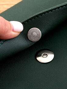 1PC Large Capacity Double Layer Magnetic Closure Multi Functional Business Document Bag File Folder Briefcase Office File Organizer For Men Women Professionals Business Travel Office Christmas New Year Gift Office Supplies - one size fits all - View 3