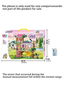 Treehouse Building Set - Forest Friendship House Building Blocks, Treehouse Construction Kit, Compatible With Multiple Blocks, Perfect For Birthdays, Christmas, And Gifting (685 Pieces) - Multicolor - View 3