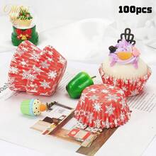 Muroi Mono 100 Cake Cups, Heat-Resistant, Suitable For Holding And Decorating Desserts. It Is Suitable For Family Gatherings, Dessert Shops, Parties, Halloween And Other Festivals To Make Cakes. - Style 2 - View 11