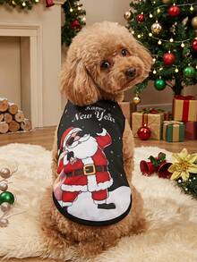 PETSIN 1pc Santa Claus Pet Tracking Harness, Christmas - Multicolor - View 3