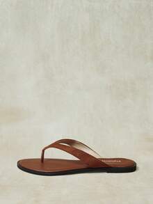 Styleloop Ladies, Buckle, Summer Style, Flat Sandals - Brown - View 2