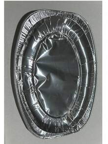 5/1-Piece Aluminum Foil Baking Pan Set, Silver Aluminum Foil Baking Pans, Suitable For Air Fryers, Grills, And Ovens; Perfect For All Seasons; Air Fryer Accessories; Easy To Clean; Versatile Cooking Pans; Available In Two Sizes - Multicolor - View 11