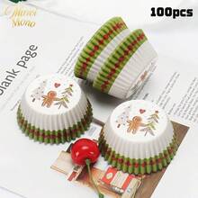Muroi Mono 100 Cake Cups, Heat-Resistant, Suitable For Holding And Decorating Desserts. It Is Suitable For Family Gatherings, Dessert Shops, Parties, Halloween And Other Festivals To Make Cakes. - Style 4 - View 8