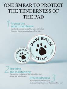 PETSIN 2-In-1 Paw & Nose Balm For Dry, Cracked Paws. Plant-Based Moisture That Softens & Protects. Available In 0.3 Oz & 2 Oz. - Multicolor - View 7