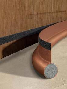 2pcs/1pc Self-Adhesive Door Bottom Seal Strip - Durable, Soundproof, Dust-Proof, Insect-Proof Sealing Strip, Adjustable Door Bottom Seal To Reduce Wind, Light, Cold Air And Noise, Suitable For Workshop And Home, Available In Black/White/Gray/Brown - Multicolor - View 12