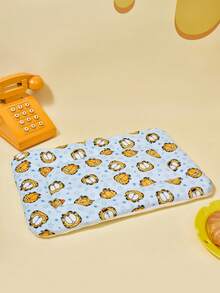 GARFIELD | PETSIN 1 Piece Of Cute Kitten Head And Five Pointed Star Printed Pet Nest Mat, Soft, Comfortable And Warm Pet Nest Mat - Multicolor - View 3