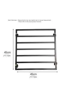 Heavy-Duty Metal Cart, Non-Slip Wheels With Lockable Mechanism, Sturdy Square Shelves - Multi-Purpose Cart For Indoor And Outdoor Use With Locking Mechanism, Suitable For Home, Garden - Multicolor - View 16