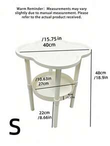 1PC Scandinavian Modern Coffee Table Movable Side Table Multi Functional Furniture Piece Cottage Core Christmas Home Decor Living Room Accent Holiday Gift Idea Stocking Fillers - Multicolor - View 9