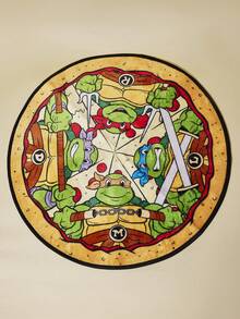 TEENAGE MUTANT NINJA TURTLES | Joivida 1pc Rug – Licensed Cartoon Floor Mat, Soft Plush Home Decor - Teenage Mutant Ninja Turtles - View 11