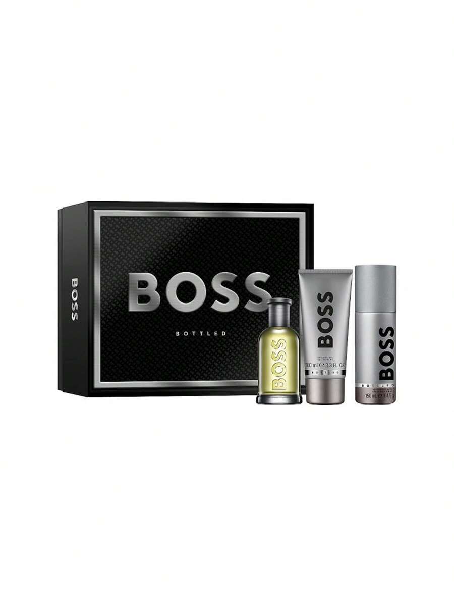 Hugo Boss مجموعة هدايا Boss Bottled ماء تواليت 100 مل - بتوقيت شرق الولايات المتحدة - مشاهدة 1