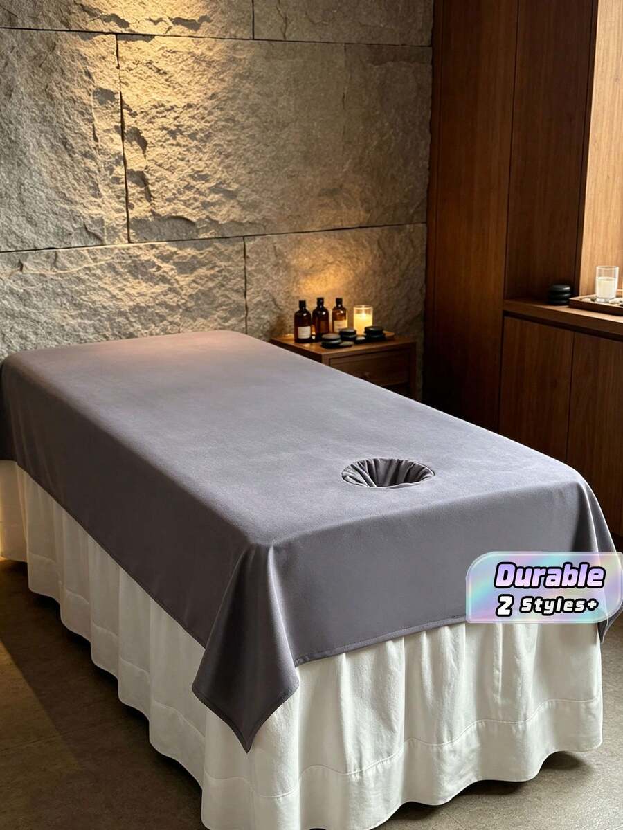 Waterproof Oil Resistant Massage Table Sheet, Full Wrap SPA Bed Sheet With Face Cutout For Salon - Multicolor - View 1