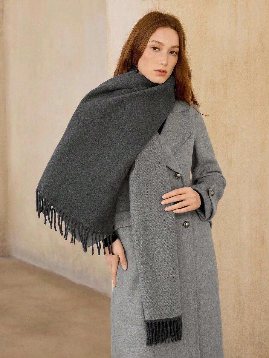 MOTF PREMIUM 1PC WOMEN'S BASICS CASUAL DAILY WEAR SCARF - Dark Grey - View 2