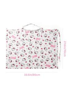 HELLO KITTY AND FRIENDS | SHEIN 1件卡通可愛印花哺乳睡袍，外出嬰兒推車遮蓋罩，柔軟舒適，四季日常使用 - 彩色 - 查看 7