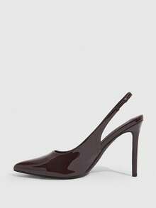 CUCCOO SZL Ladies Summer Graduation Shoes, Dinner Shoes, Holiday Shoes - Coffee Brown - View 4