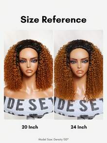Black To Rich Copper Ombre Curly Half Wig Flip Over Glam-Ready Dark Roots Beginner-Friendly Daily Styling Flip Over Style Beginner-Friendly Glueless Drawstring Fit All Head Sizes 100% Human Hair Beginner Friendly Quick Wear - S1B88J - View 8