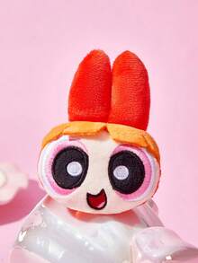 THE POWERPUFF GIRLS X SHEIN 1/3Pc Cute Cartoon Refrigerator Sticker, Pink/Purple/Blue, With Magnet On The Back, Which Can Be Attached To The Refrigerator And Various Metals. - Multicolor - View 3