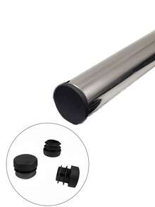Plastic Round Pipe Plugs, Round‑Foot Inserts, Stainless‑Steel Shelf And Furniture Foot Pads, End Caps, Sealing Stoppers - 19 round plug thickened - View 5