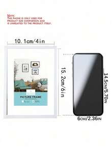 3/2/1 قطعة إطارات صور خشبية لجدار الصور 10X15 15X20 20X25 A4 إطار صور بلون الخشب حامل صور ديكور صور هدية تذكارية - أبيض - مشاهدة 3