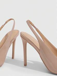 CUCCOO SZL Ladies Summer Graduation Shoes, Dinner Shoes, Holiday Shoes - Apricot - View 5