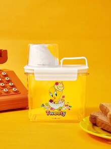 LOONEY TUNES X PETSIN 1 Large Capacity PVC Plastic Sealed Moisture-Proof, Dust-Proof, Insect Proof Pet Storage Bucket With Measuring Cup, Scratch Resistant, Lightweight, Portable Indoor And Outdoor All Season Cat And Dog Daily Storage Equipment, Hot Pet Accessories - one size fits all - View 13