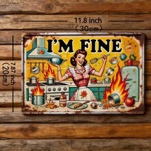 2D Flat Metal Sign For Room Dining Bar Door Garage Garden Entrance Decor - Multi-style - View 6