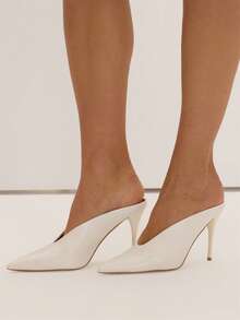 MUSEYN White Point Toe Heels Fall Autumn Winter - Aries - View 3