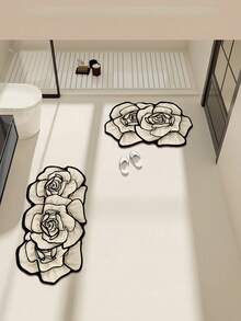 Bathroom Rug Set Suitable For Home Decor Can Be Given To Family Members - Multicolor - View 4