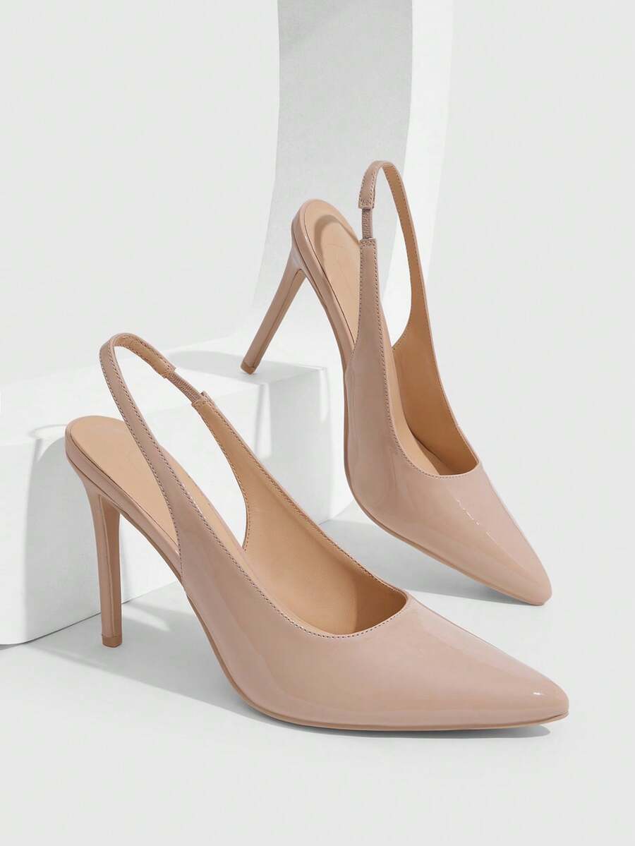 CUCCOO SZL Ladies Summer Graduation Shoes, Dinner Shoes, Holiday Shoes - Apricot - View 1