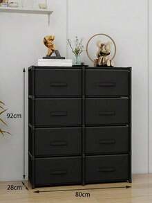 Portable Closet; Closet Organizer, Multi-Functional Storage Unit, Small To Medium Size, Cube With Drawer, Dust-Proof Wardrobe, Storage Rack, Shoe Rack, Shoe Cabinet, Freestanding Display, Easy Assembly, Floor-Standing Storage Rack, Book Storage - Multicolor - View 21