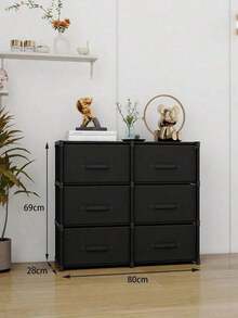 Portable Closet; Closet Organizer, Multi-Functional Storage Unit, Small To Medium Size, Cube With Drawer, Dust-Proof Wardrobe, Storage Rack, Shoe Rack, Shoe Cabinet, Freestanding Display, Easy Assembly, Floor-Standing Storage Rack, Book Storage - Multicolor - View 17
