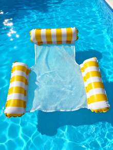 Inflatable Floating Lounge Chair With Backrest, Foldable Pool Float Hammock For Spa Pool Beach Party, Multi-Functional Summer Outdoor Water Lounger, Perfect Vacation Relaxation Float For Swimming And Drifting - A - View 8