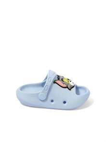 TOM & JERRY X SHEIN Cute Cartoon Children's Slippers, Suitable For Toddlers And Children, EVA Material, Suitable For Home Bathrooms, Swimming Pools, Beaches, Etc - Blue - View 6