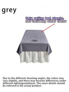 Waterproof Oil Resistant Massage Table Sheet, Full Wrap SPA Bed Sheet With Face Cutout For Salon - Multicolor - View 5