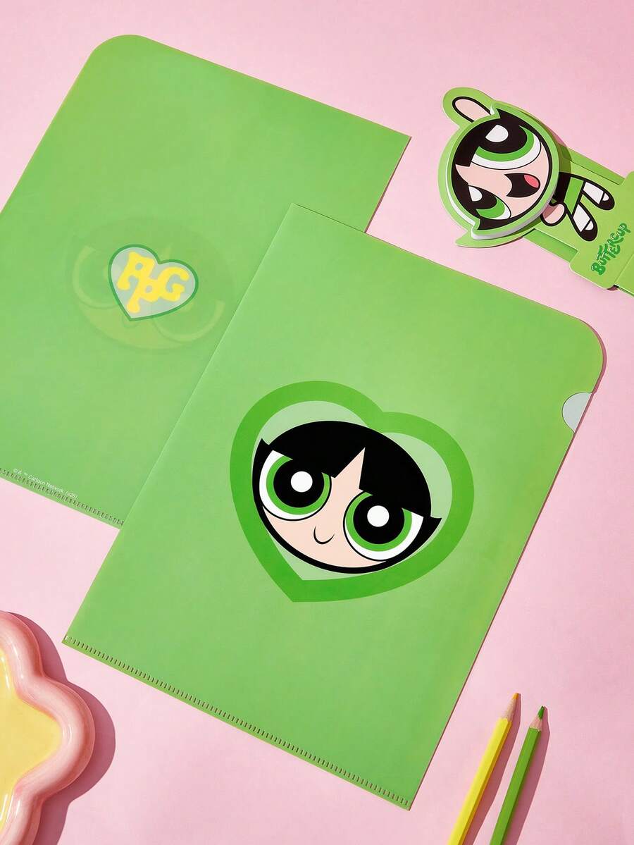 THE POWERPUFF GIRLS X SHEIN 資料夾 - Buttercup - 查看 1