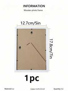 3/2/1 قطعة إطارات صور خشبية لجدار الصور 10X15 15X20 20X25 A4 إطار صور بلون الخشب حامل صور ديكور صور هدية تذكارية - أبيض - مشاهدة 12