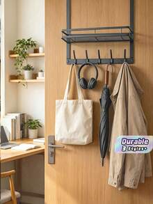 Multifunctional Easy‑Install Over‑The‑Door Storage Organizer For Bedroom Bathroom Kitchen Tidying - View 1