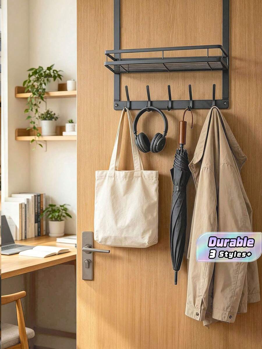 Multifunctional Easy‑Install Over‑The‑Door Storage Organizer For Bedroom Bathroom Kitchen Tidying - View 1