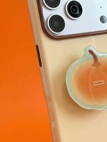 ShellaStory 蔬菜水果攤手機殼，適用於 Apple 17pm、 18 Pro，亮面軟殼，清新配色，時尚獨特創意幾何極簡小眾風格 - 黃色 - 查看 3