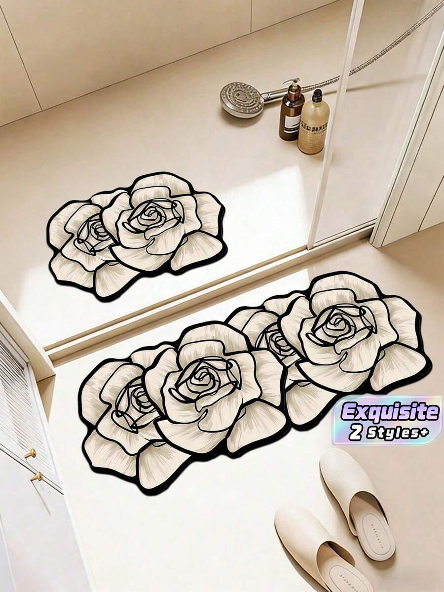 Bathroom Rug Set Suitable For Home Decor Can Be Given To Family Members - Multicolor - View 1