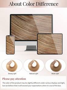 8PCS With 16 Clips Straight Clip In Hair Extensions 100% Real Human Hair Color P4/27# Medium Brown Highlights Honey Blonde 12-18 Inch Double Weft Invisible Clip Hair Extensions Remy Natural Human Hair For Women Girl Daily Full Head Use - SP4/27 - View 9