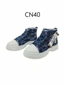 Pair Of Casual High-Function Multi-Purpose Sports Shoes, Stylish And Comfortable Outdoor Sports Sneakers - Dark Blue - View 10