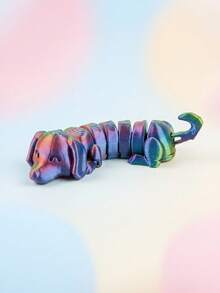 A 3D Printed Dog Model Toy, Stress Toy, Sensory Toy, Squishy Toy, Kids Toy, Cute And Easy To Carry, Color In Rich, A Great Gift For After Class, Christmas, Birthday And Holiday. - Multicolor - View 9
