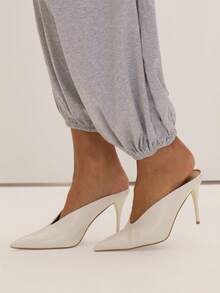 MUSEYN White Point Toe Heels Fall Autumn Winter - Aries - View 2