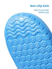 Blippi X SHEIN A Pair Of Children's Baotou Sandals, Anti-Collision Toe Design, Non-Slip, Wear-Resistant And Breathable Beach Sandals - Blue - View 6