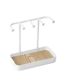 Hộp đựng trang sức, kệ sắp xếp cho dây chuyền, bông tai, trang sức, chìa khóa, nước hoa, son môi, kính mắt và đồng hồ. Kệ lưu trữ đa năng tiết kiệm diện tích, cấu tạo nhựa bền, lý tưởng cho không gian nhỏ, quà tặng hoàn hảo cho phòng khách. - Nhiều màu - Xem 10
