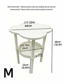 1PC Scandinavian Modern Coffee Table Movable Side Table Multi Functional Furniture Piece Cottage Core Christmas Home Decor Living Room Accent Holiday Gift Idea Stocking Fillers - Multicolor - View 12