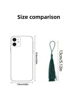 20/50/100pcs 13cm/5 Inch Silky Floss Bookmark Tassels With 2-Inch Cord Loop And Small Chinese Knot For Jewelry Making, Souvenir, Bookmarks, DIY Craft Accessory - dark green - View 4