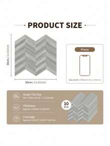 Irregular Thickened Wood Grain Foam Floor Sticker Matte Frosted Self Adhesive Waterproof Decorative Tile Decal For Home Bathroom Kitchen Floor Wall Easy Clean Peel And Stick - one-size - View 13